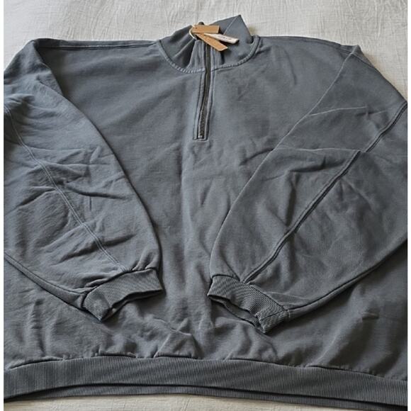 NWT Skims Sm Slouchy 1/2 zip pullover - Picture 2 of 4